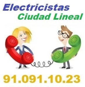 Telefono de la empresa electricistas Ciudad Lineal
