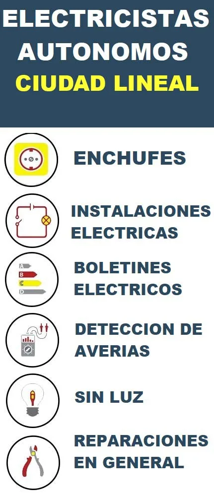 electricistas Ciudad Lineal baratos